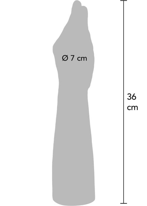 Рука для фистинга киберкожа Extreme Hand 36 cm от Toy Joy - Изображение 9