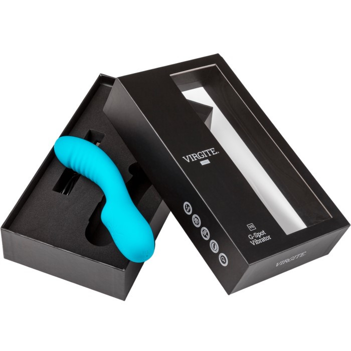 Вібратор для точки-G Virgite V5 (Blue) - Зображення 5