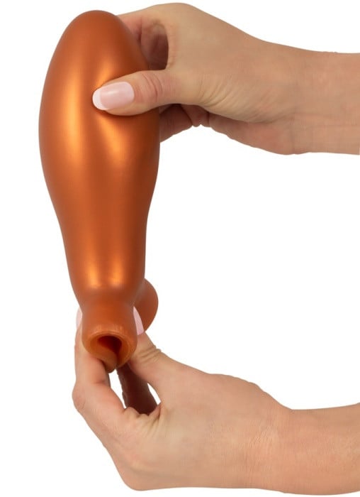 Анальна пробка на присосці Anos Soft Butt Plug, 15см - Зображення 5