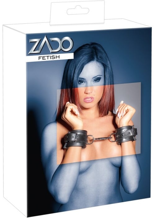 Шкіряні наручники Zado Fetish Leather Cuffs - Зображення 6