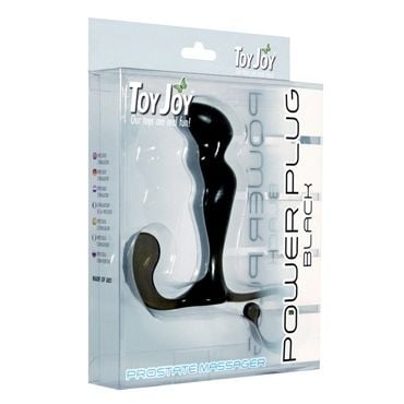 Массажер простаты Power Plug Black от Toy Joy - Изображение 2