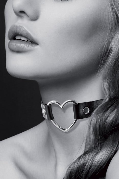 Чокер Bijoux Pour Toi Metal Heart (Black) - Зображення 2