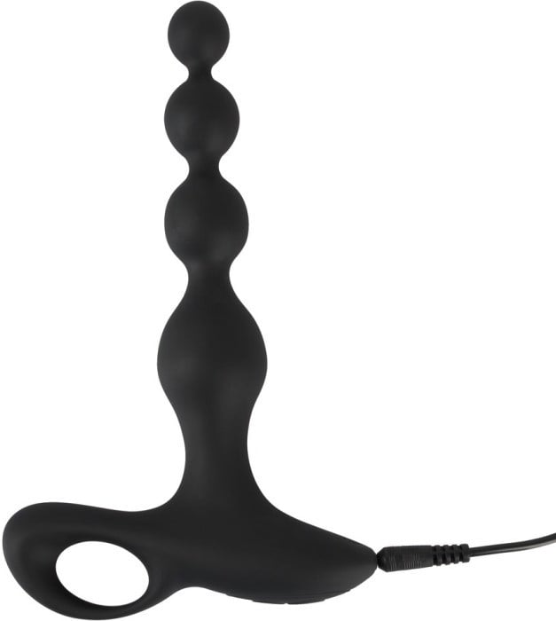Анальний ланцюжок з вібрацією Black Velvets Rechargeable Anal Beads від Orion - Зображення 9