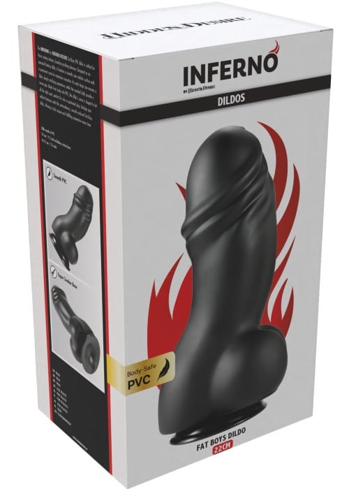 Фалоімітатор товстун Inferno Fat Boys, 22 см - Зображення 6