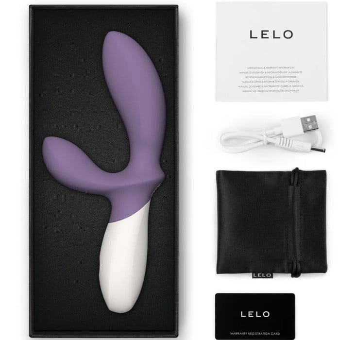 Массажер простаты с вибро и движениями Lelo Loki Wave 2 (Purple) - Изображение 4
