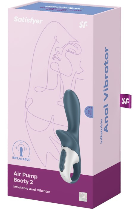 Анальный вибратор с функцией расширения Satisfyer Air Pump Booty 2 - Изображение 7
