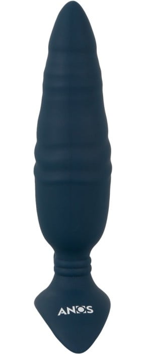 Анальная пробка с вибро и поступательными движениями Anos Thrusting Butt Plug - Изображение 8