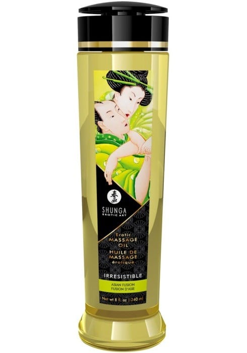 Массажное масло азиатские фрукты Shunga Irresistible Asian Fusion, 240 мл - Изображение 2