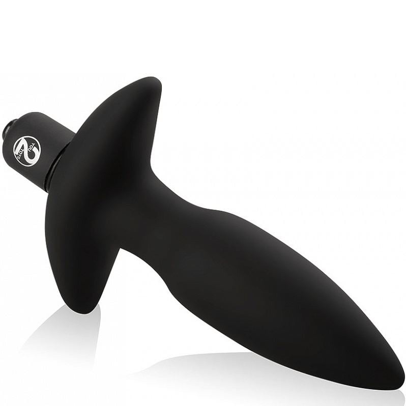 Анальная пробка с вибрацией Medium Black Velvets Vibrating Plug от Orion - Изображение 2