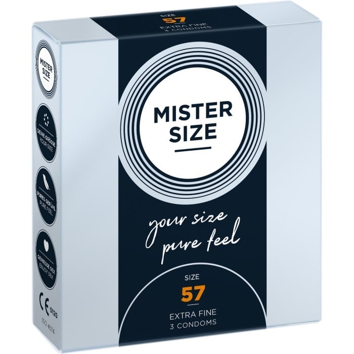 Mister Size 57 mm, 3 шт