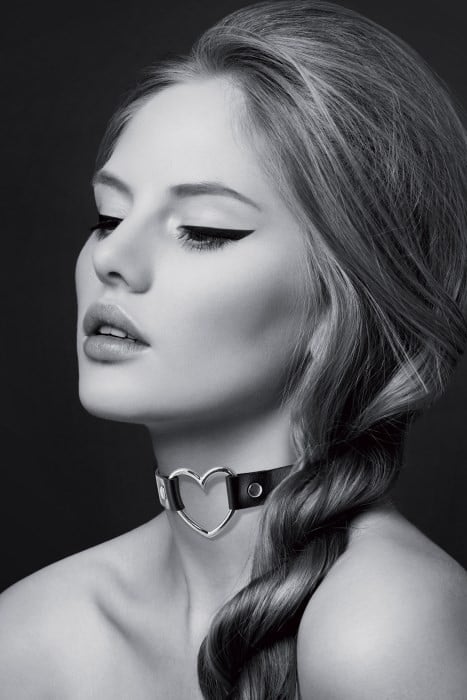 Чокер Bijoux Pour Toi Metal Heart (Black) - Зображення 4