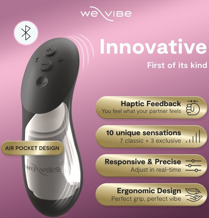 Смарт вибратор для пары We-vibe Chorus Pro (Satin Black) - Изображение 19