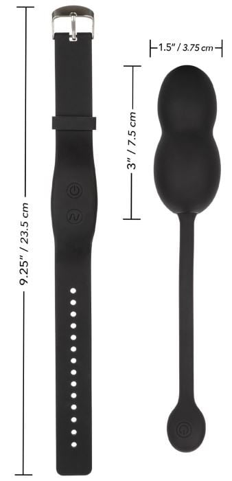 Вагинальные шарики с вибро Wristband Remote Ultra-Soft Kegel от CalExotics - Изображение 5