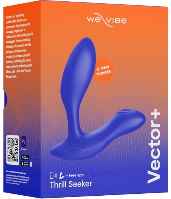 Массажер простаты с вибро We-Vibe Vector+ (Royal Blue) - Изображение 12