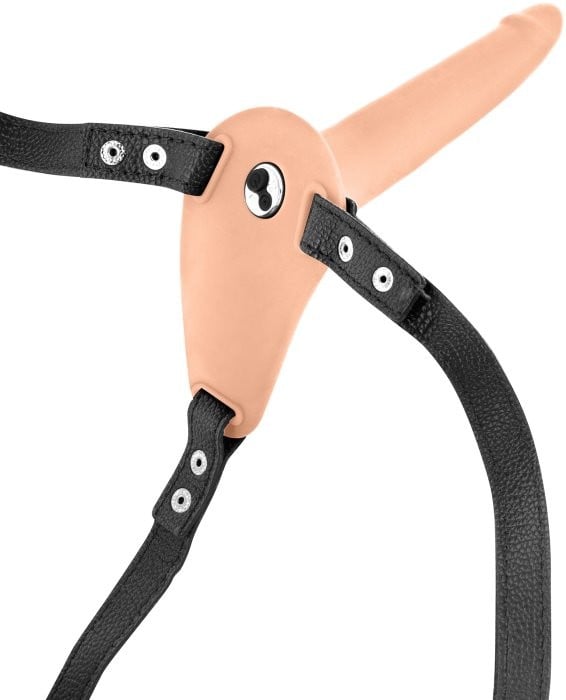 Страпон с вібро Fetish Tentation Vibrating Strap-On (Flesh) - Зображення 2