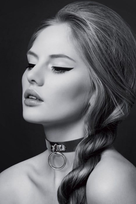 Чокер Bijoux Pour Toi With Rings (Black) - Зображення 4