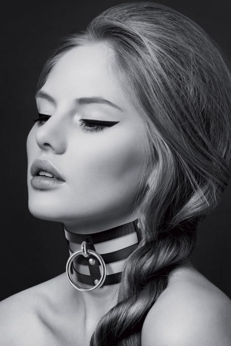 Чокер Bijoux Pour Toi Triple Stripe (Black) - Зображення 4