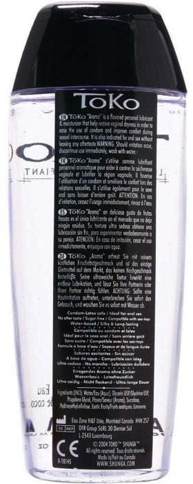 Лубрикант со вкусом кокоса Shunga Toko Aroma Coconut 165 мл на водной основе - Изображение 3