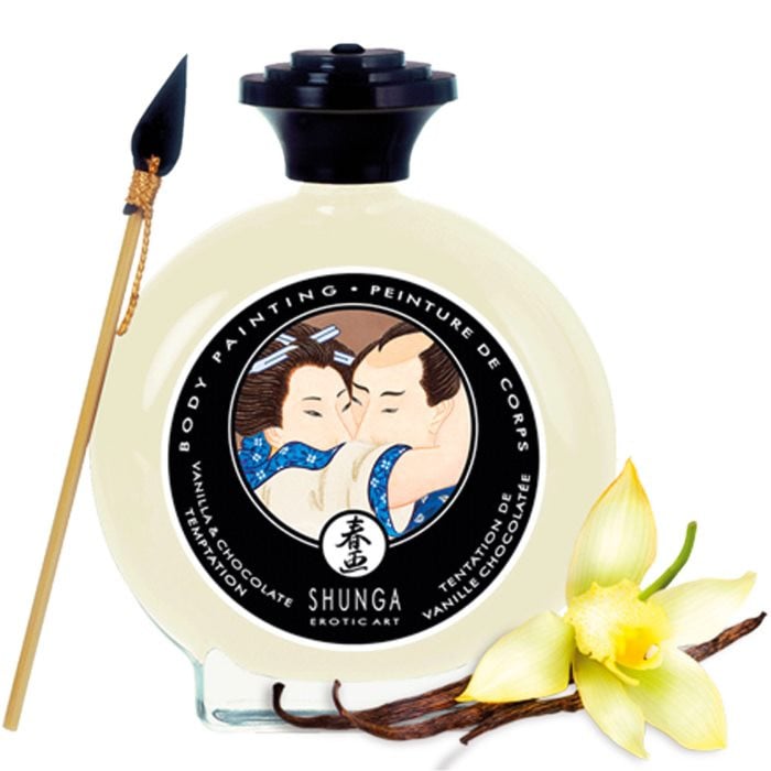 Съедобная краска для тела со вкусом ванили Shunga Body Painting Vanilla, 100 мл