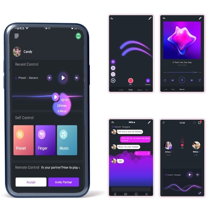 Эрекционное кольцо с вибро Magic Motion Rise (Green) - Изображение 4
