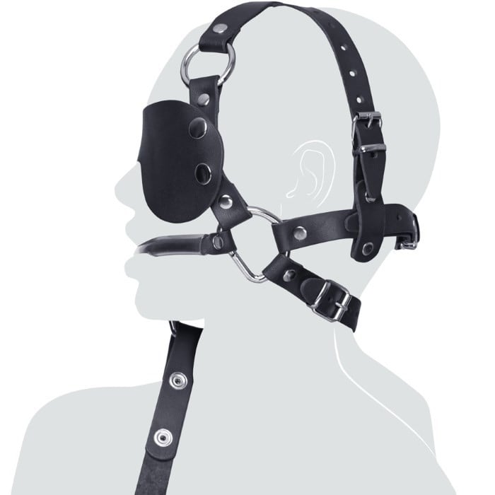 Фіксатор на голову з повідцем Zado Leather Head Harness - Зображення 5