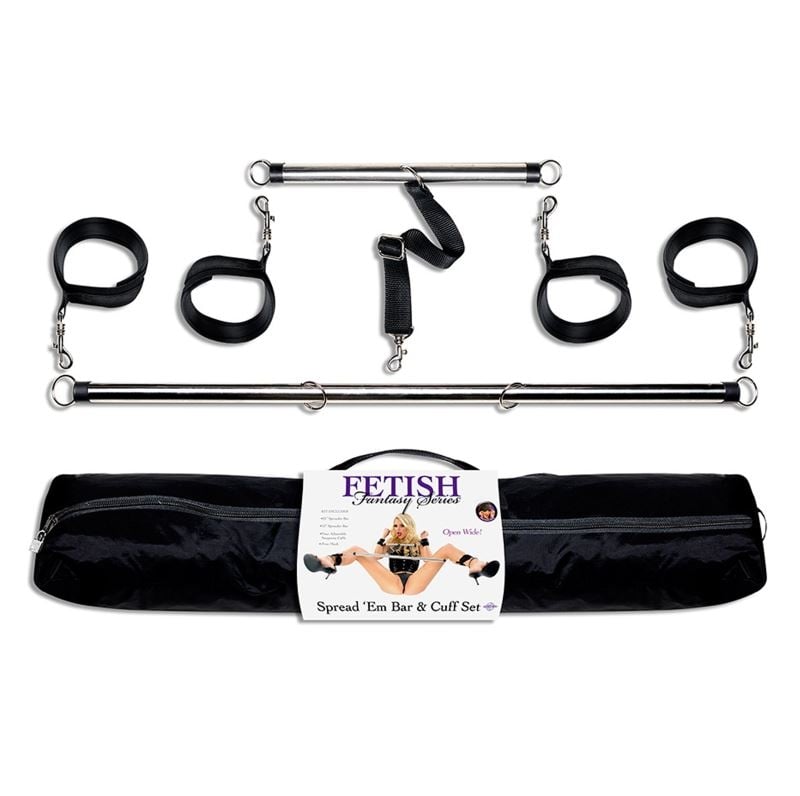 Набір розпірок Spread 'em Bar and Cuff Set від Pipedream - Зображення 3