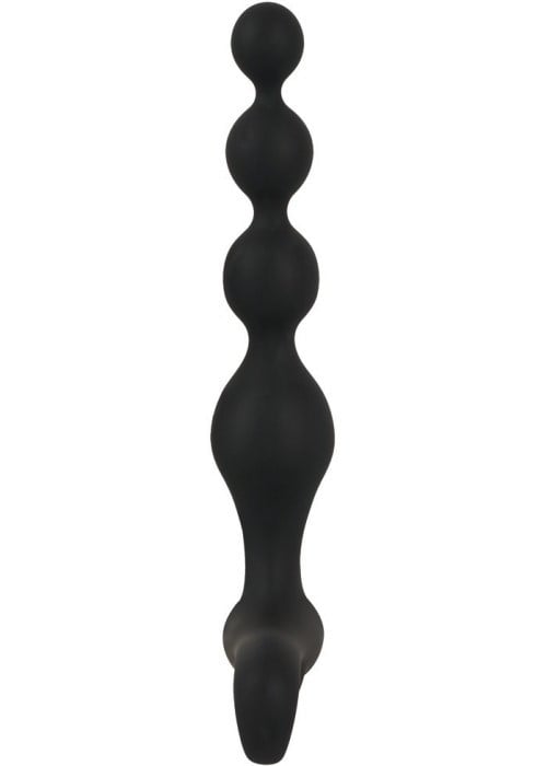 Анальний ланцюжок з вібрацією Black Velvets Rechargeable Anal Beads від Orion - Зображення 3