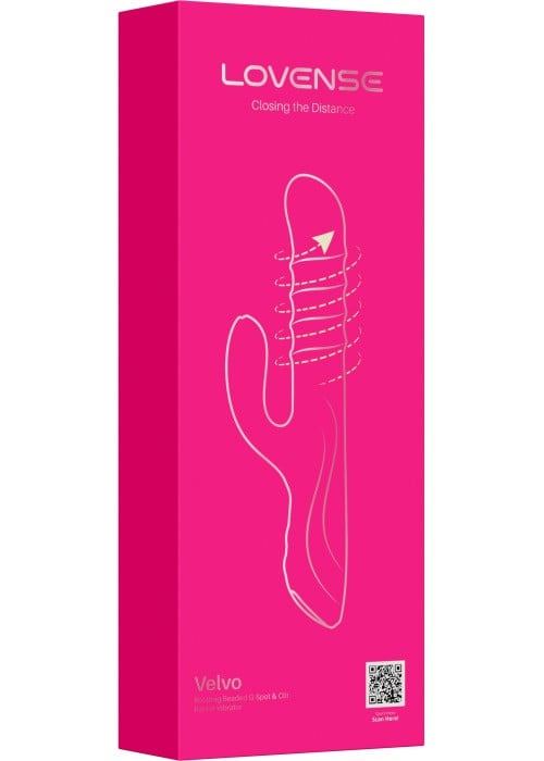 Вибратор кролик с вращением Lovense Velvo - Изображение 5