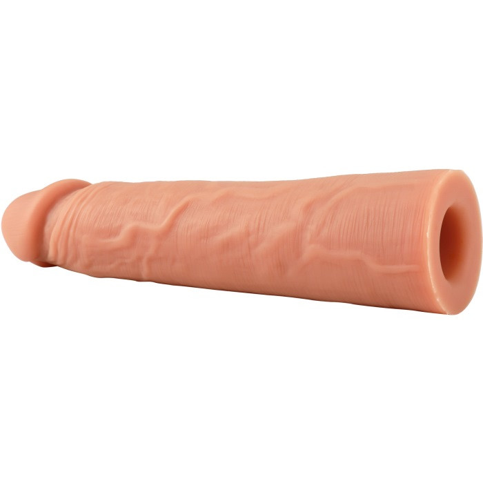 Насадка на пеніс Inferno Life-like Liquid Silicone 20 см - Зображення 5
