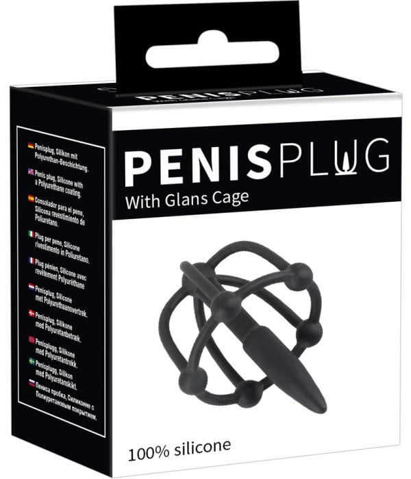 Уретральная вставка с клеткой Orion Penisplug With Glans Cage - Изображение 7