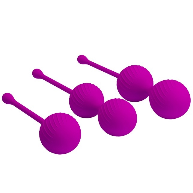 Набор вагинальных шариков Pretty Love Purple Kegel Ball - Изображение 4
