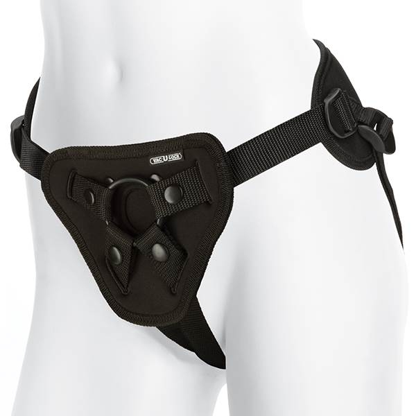 Трусики для страпона Doc Johnson Vac-U-Lock Suspender Harness With Plug