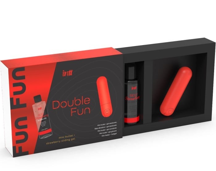 Подарочный набор Intt Double Fun (лубрикант и вибропуля) - Изображение 3