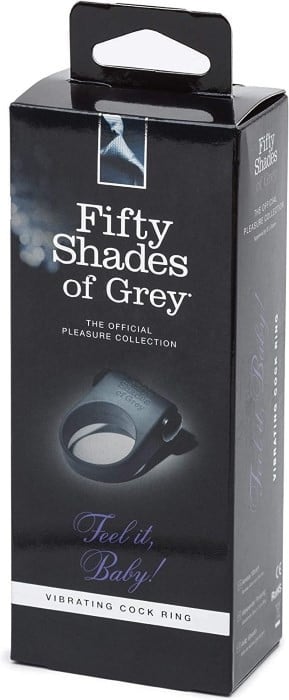 Ерекційне кільце з вібро Feel it Baby! Vibrating Cock Ring від Fifty Shades of Grey - Зображення 6