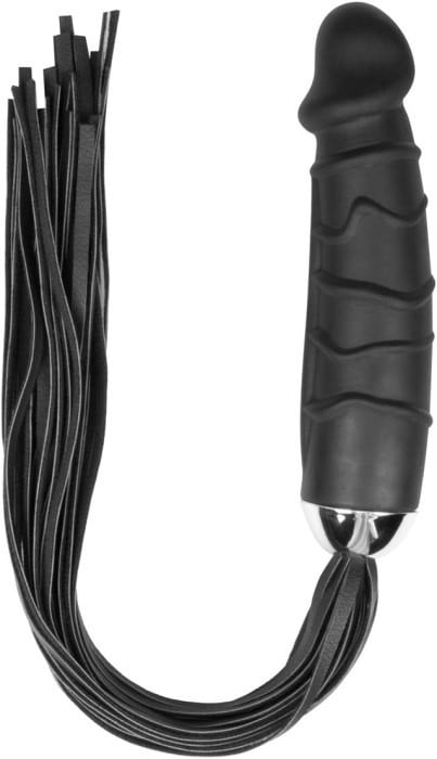 Флоггер с фаллоимитатором Fetish Tentation Martinet Dildo Handle