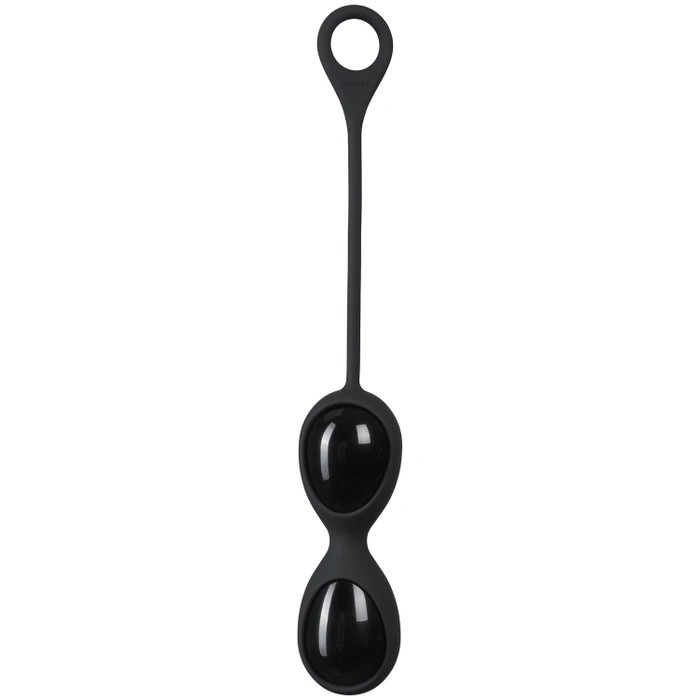 Вагінальні кульки кварцові Le Wand Crystal Yoni Eggs (Black Obsidian) - Зображення 4