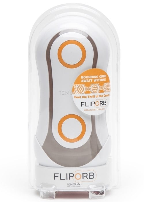 Мастурбатор Tenga Flip Orb Orange Crash - Зображення 6