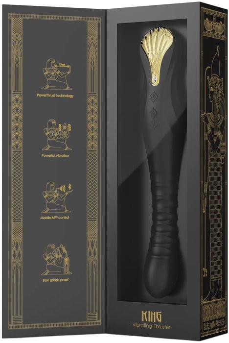 Вибратор с поступательными движениями Zalo King Thruster (Black) - Изображение 10