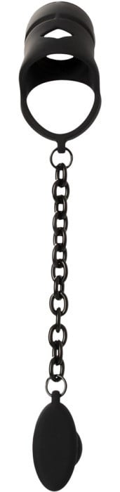 Пояс вірності з анальною пробкою Black Velvets Cock Cage від Orion - Зображення 6