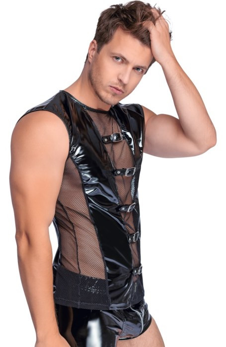Мужская виниловая рубашка Black Level Vinyl Shirt - Изображение 4