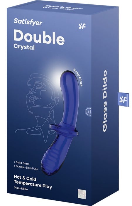 Фаллоимитатор Satisfyer Double Crystal (Blue) - Изображение 5