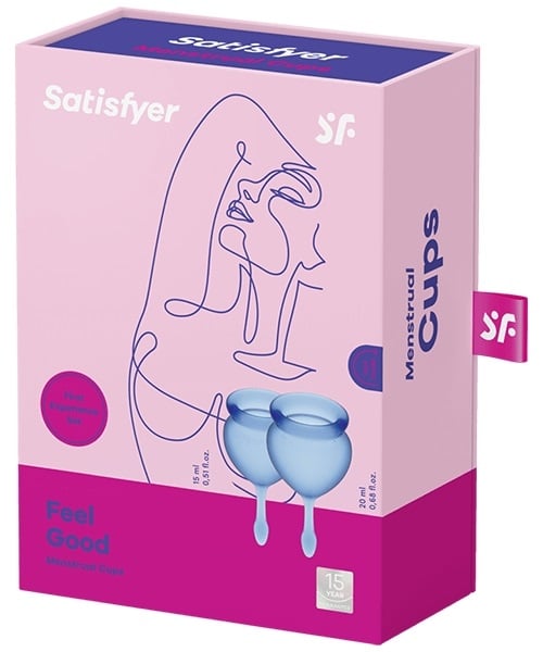 Менструальные чаши Satisfyer Feel Good (Dark Blue) - Изображение 6