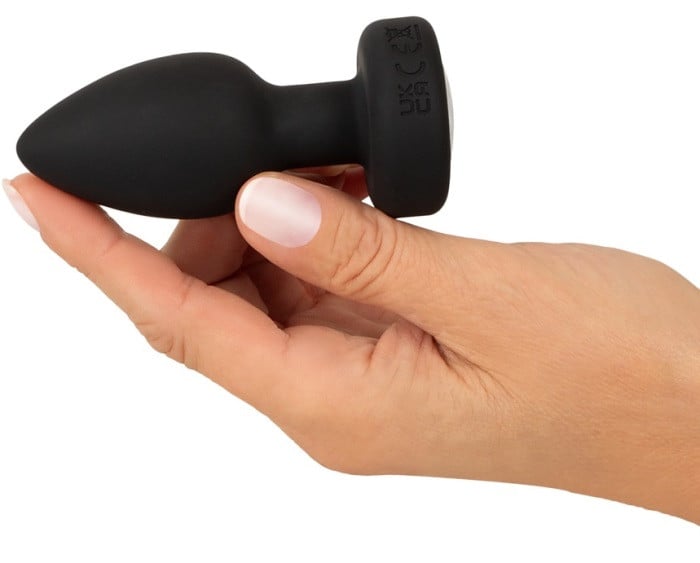 Анальная пробка с вибро и LED-подсветкой Anos Flashing Butt Plug - Изображение 6