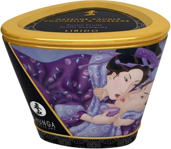 Массажная свеча Shunga Massage Candle Exotic Fruit, 170 мл - Изображение 3