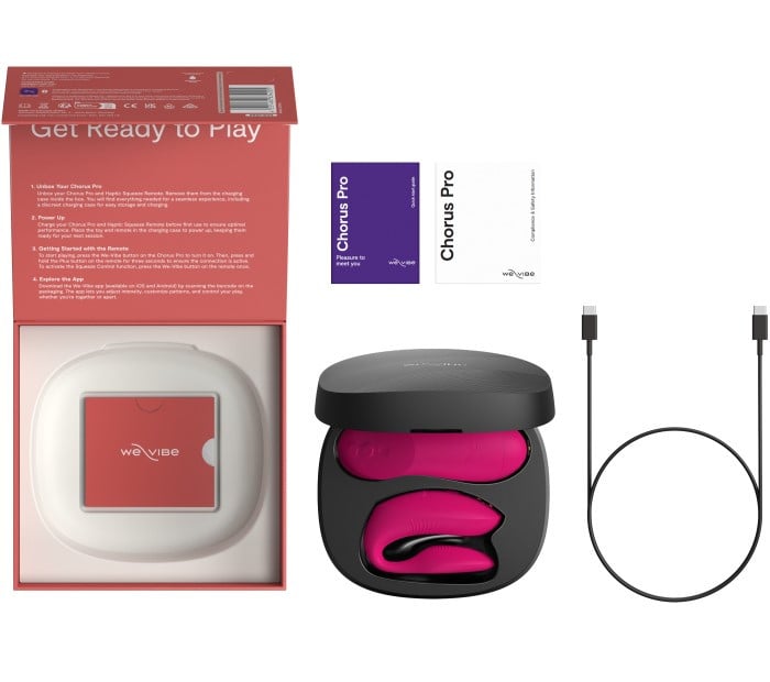 Смарт вибратор для пары We-vibe Chorus Pro (Electric Pink) - Изображение 24