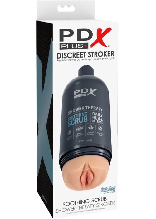 Дискретний мастубатор PDX Plus Shower Therapy Soothing Scrub від Pipedream - Зображення 6