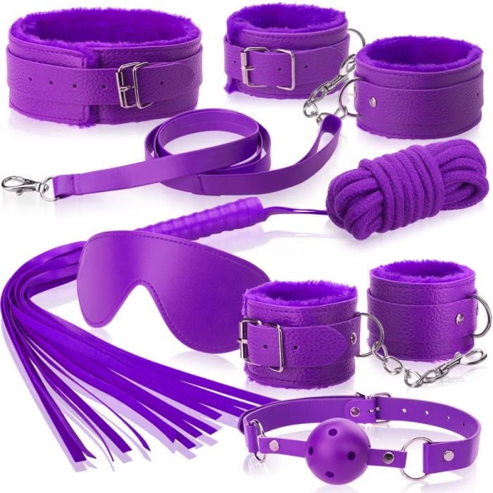 Бондажный набор Clara Morgane My First Fetish Kit (Purple)