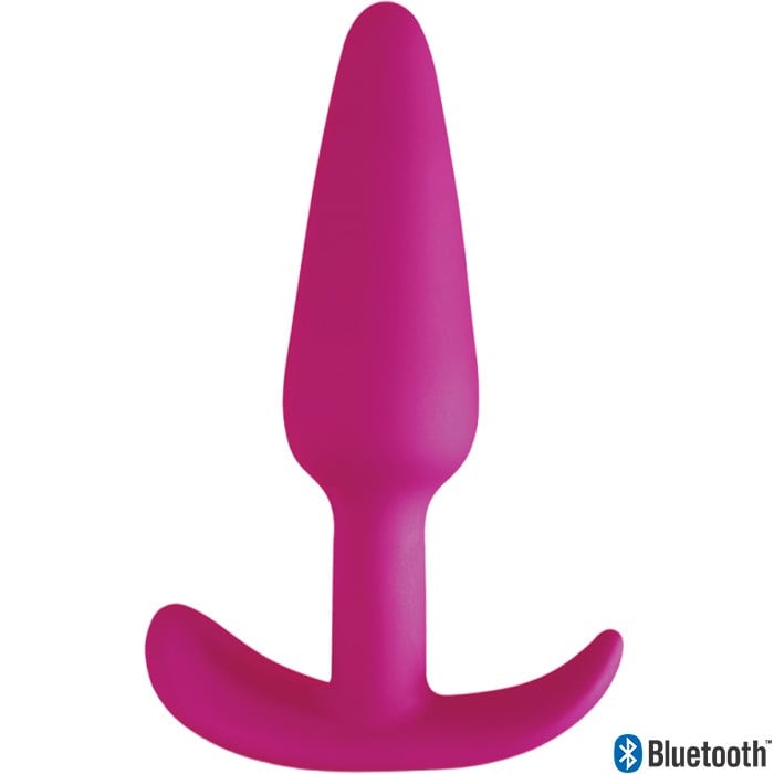 Анальная пробка с вибро Clara Morgane My App Vibrating Plug (Pink)