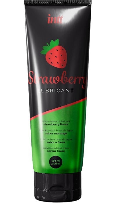 Лубрикант со вкусом клубники Intt Strawberry, 100 мл - Изображение 2