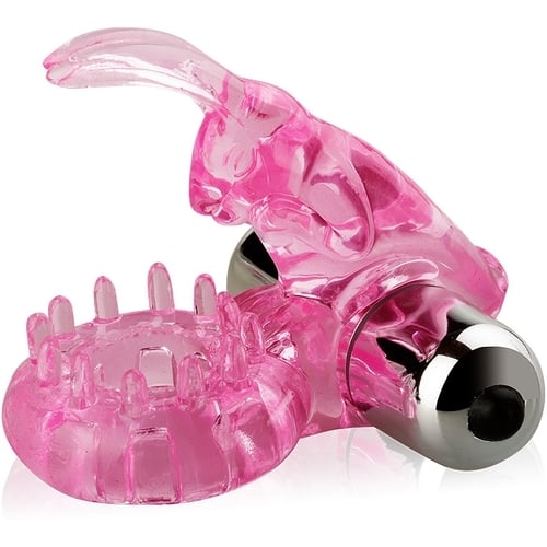 Эрекционное кольцо с вибро Love Rabbit Ring от Baile